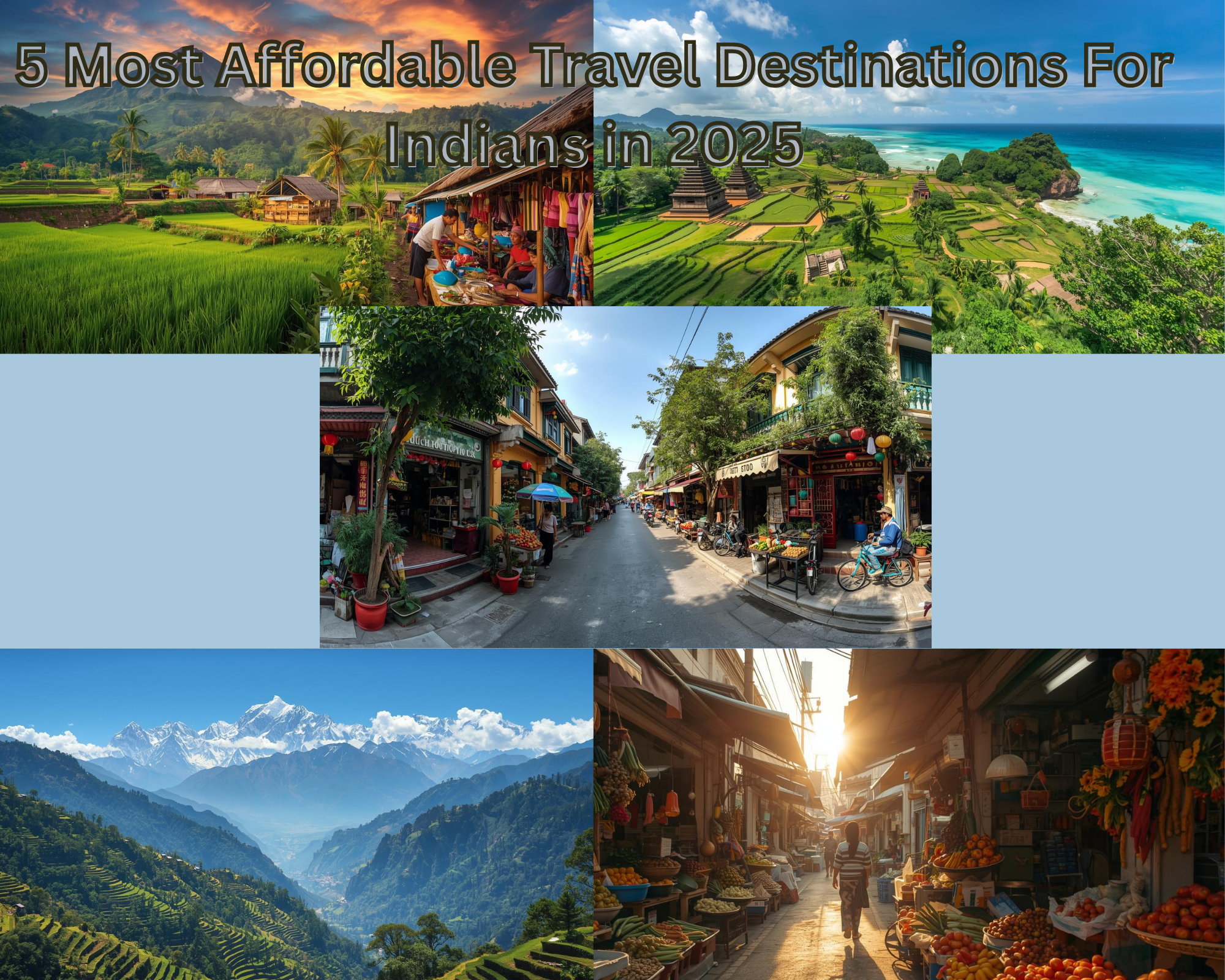 5 Most Affordable Travel Destinations